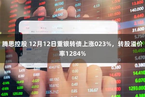 腾思控股 12月12日重银转债上涨023%,转股溢价率1284%